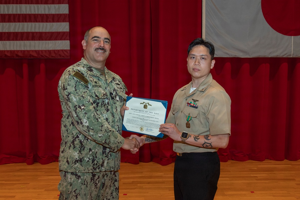 CFAY All Hands Award at Quarters