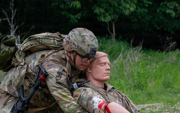 Soldiers Participate in the EFMB Training