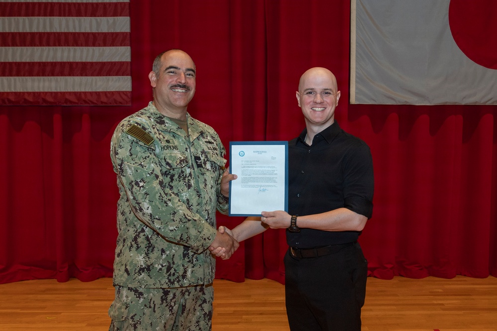 CFAY All Hands Award at Quarters