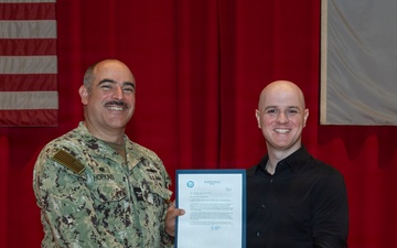 CFAY All Hands Award at Quarters