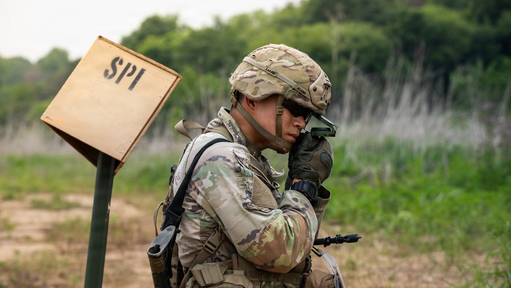 Soldiers Conduct Land Navigation