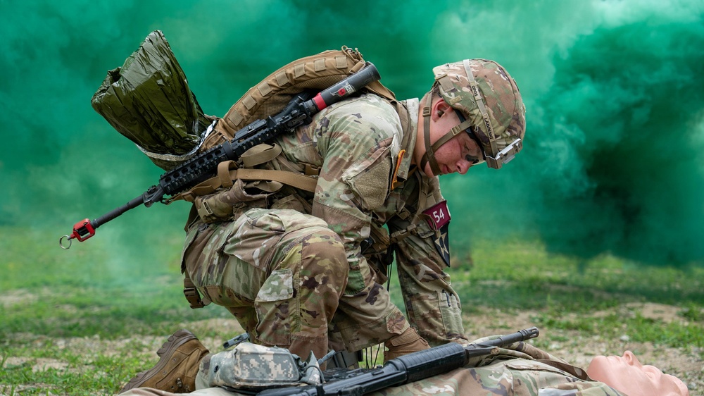Soldiers Participate in the EFMB Training