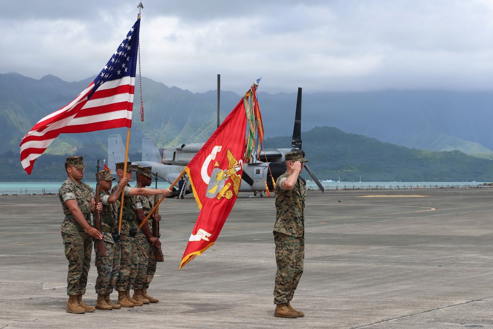 VMM-363 change of command