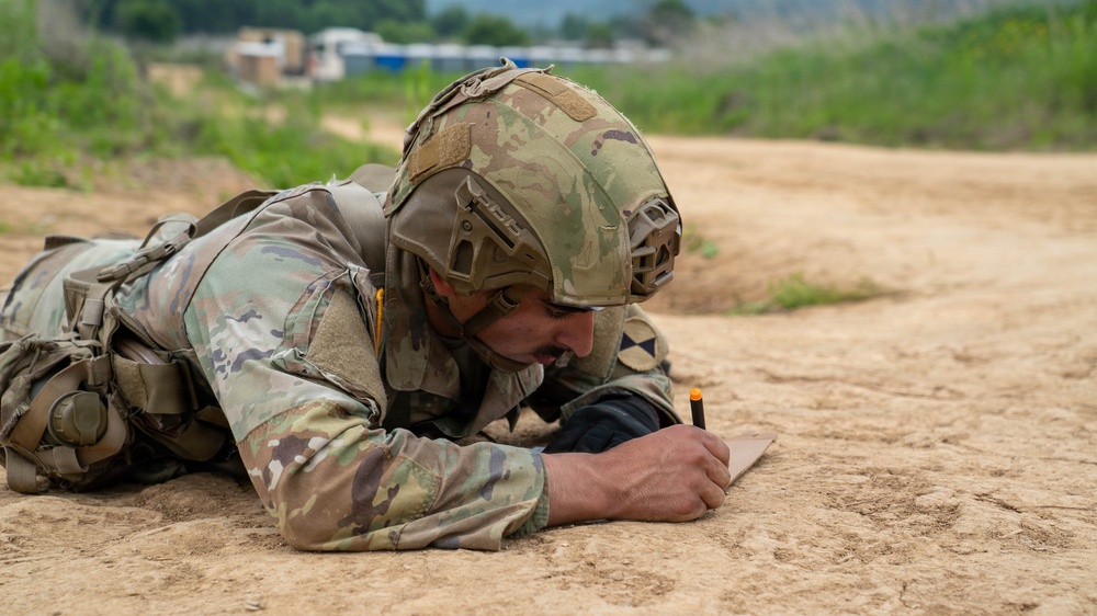 Soldiers Conduct Land Navigation