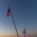 LCF-24: U.S. Sailors aboard LPD 28 conduct evening colors