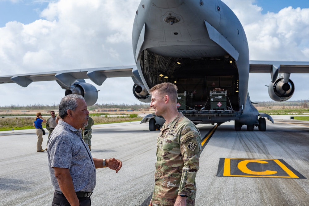 Power Restored, Recovery Continues for Tinian Residents