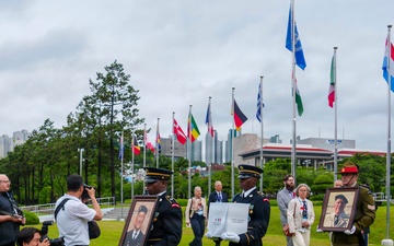 Tribute to French Korean War Veterans André Datcharry and Jacques Grisolet