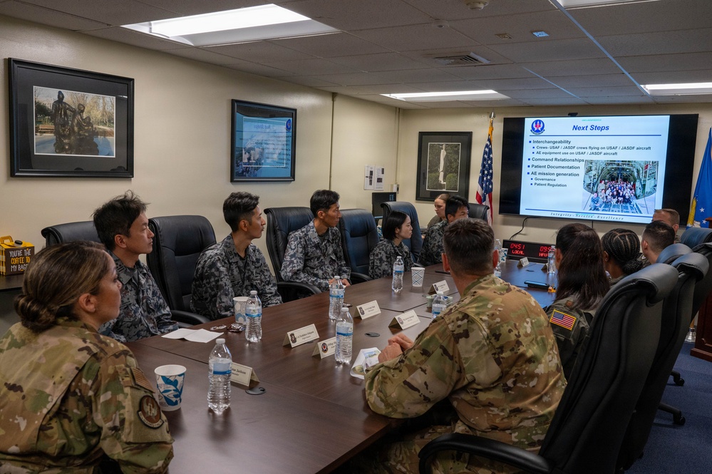 Partners in patient care: 18AES and JASDF train for real-world patient response