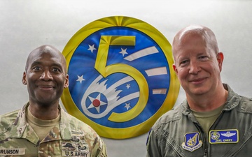 UNC/CFC/USFK Commander visits 5th Air Force