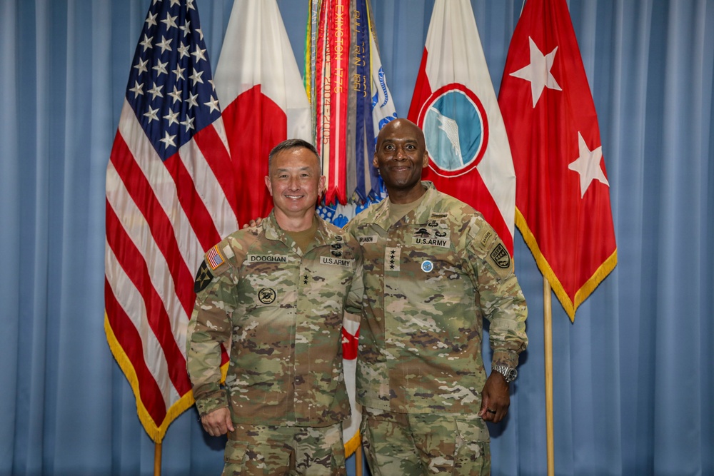 Brunson visits 5th Air Force and U.S. Army Japan