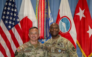 Brunson visits 5th Air Force and U.S. Army Japan