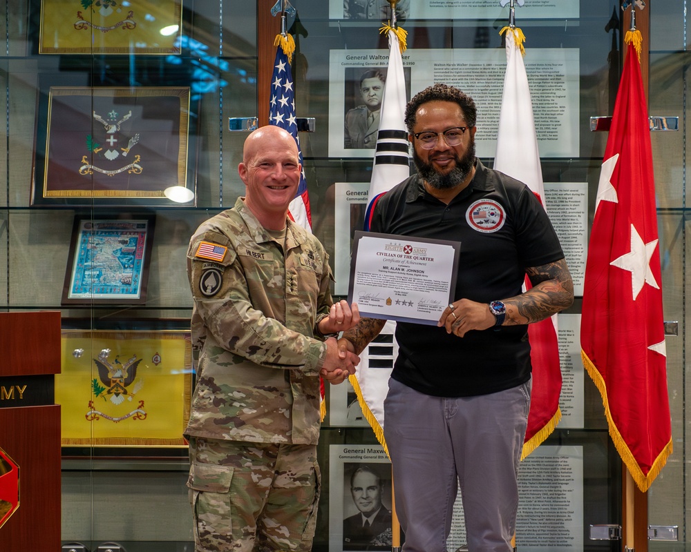 Eighth Army Civilian of the Quarter