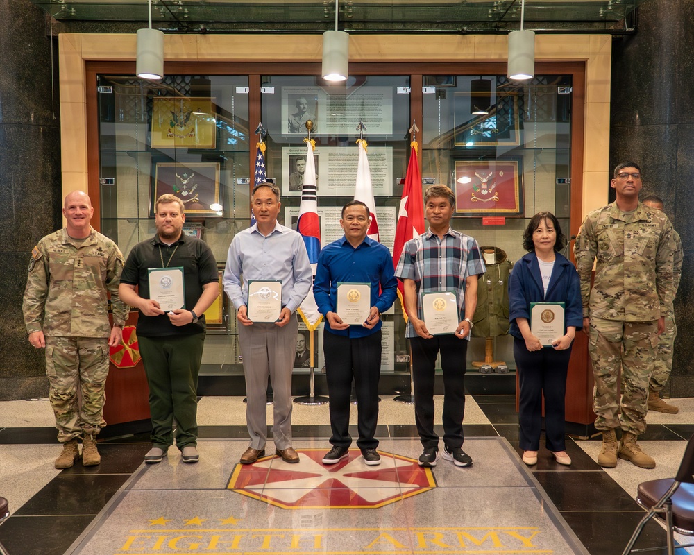 Eighth Army Civilian of the Quarter