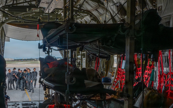 Partners in patient care: 18AES and JASDF train for real-world patient response
