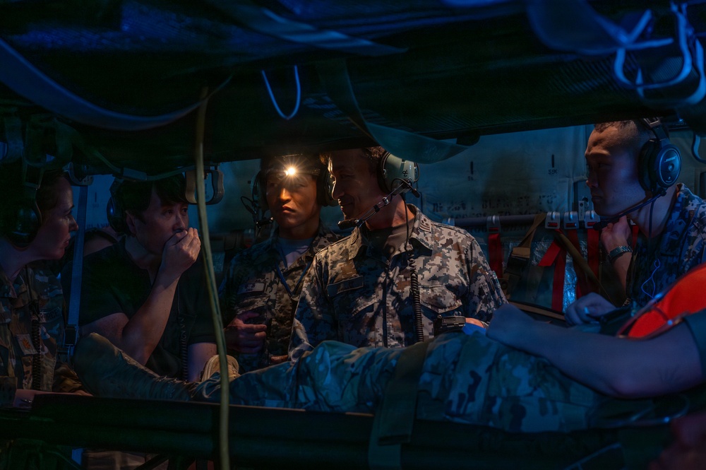 Partners in patient care: 18AES and JASDF train for real-world patient response