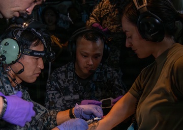 Partners in patient care: 18AES and JASDF train for real-world patient response