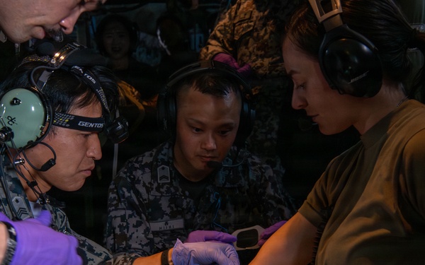 Partners in patient care: 18AES and JASDF train for real-world patient response