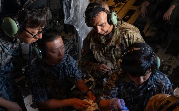 Partners in patient care: 18AES and JASDF train for real-world patient response