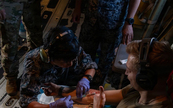 Partners in patient care: 18AES and JASDF train for real-world patient response