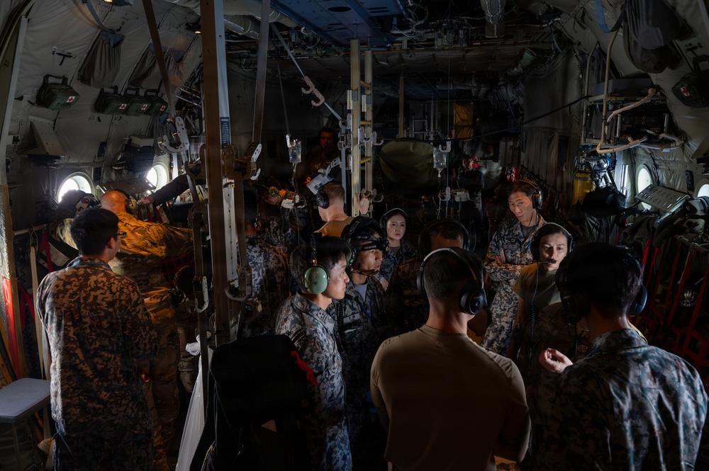 Partners in patient care: 18AES and JASDF train for real-world patient response