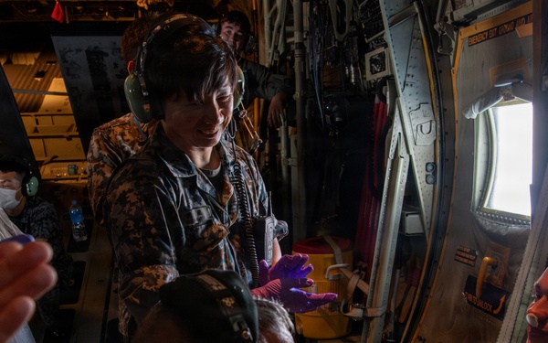 Partners in patient care: 18AES and JASDF train for real-world patient response