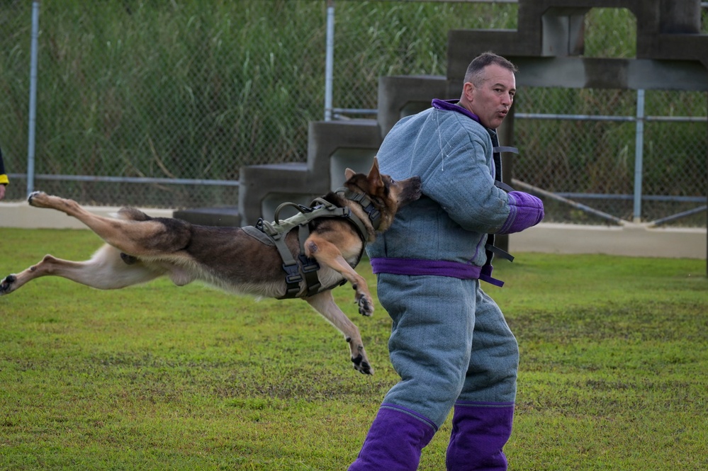 PACAF Military Working Dog teams participate in day 2 of 2026 ACSA