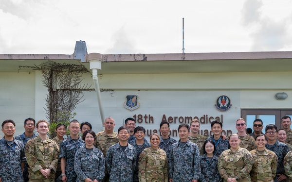 Partners in patient care: 18AES and JASDF train for real-world patient response
