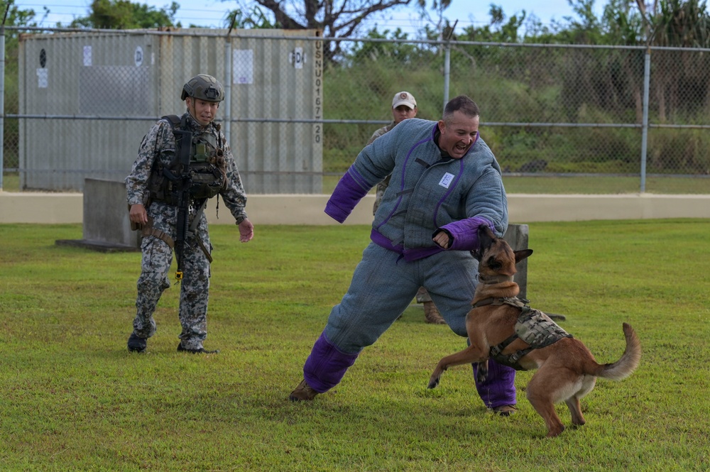 PACAF Military Working Dog teams participate in day 2 of 2026 ACSA