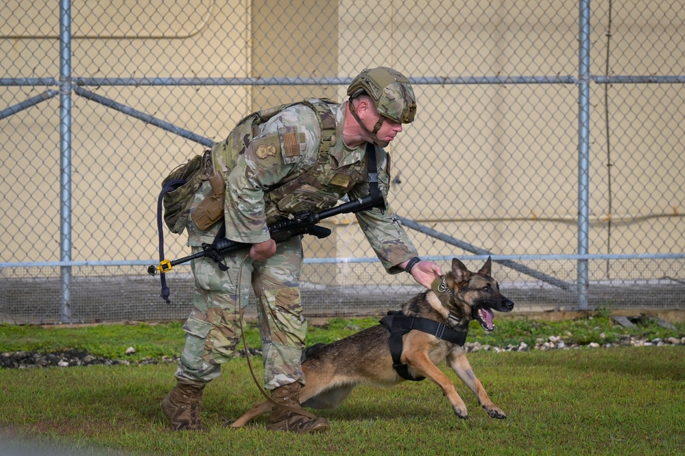 PACAF Military Working Dog teams participate in day 2 of 2026 ACSA