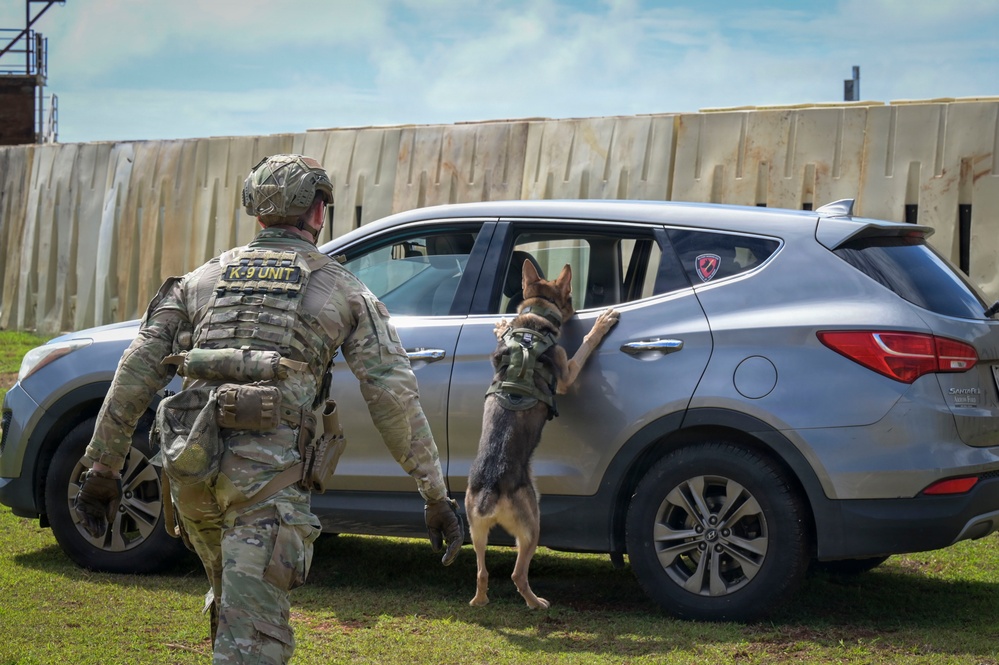 PACAF Military Working Dog teams participate in day 2 of 2026 ACSA