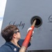 USS Mustin conducts Mark 45 5-inch gun maintenance
