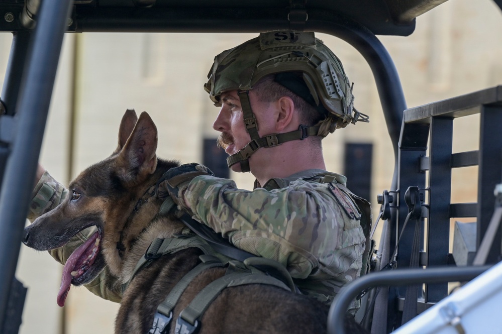 PACAF Military Working Dog teams participate in day 2 of 2026 ACSA