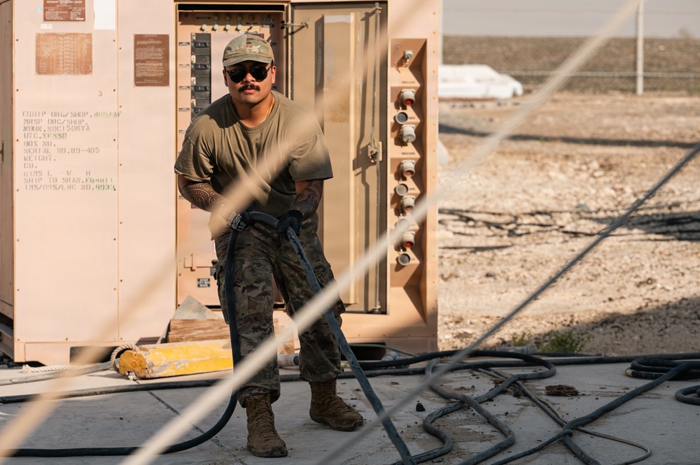 CE Airmen conduct site cleanup
