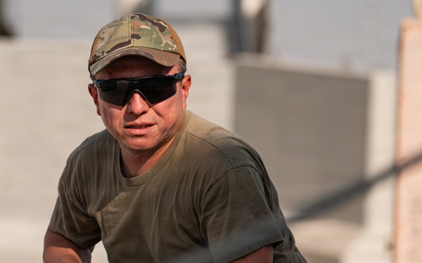 CE Airmen conduct site cleanup