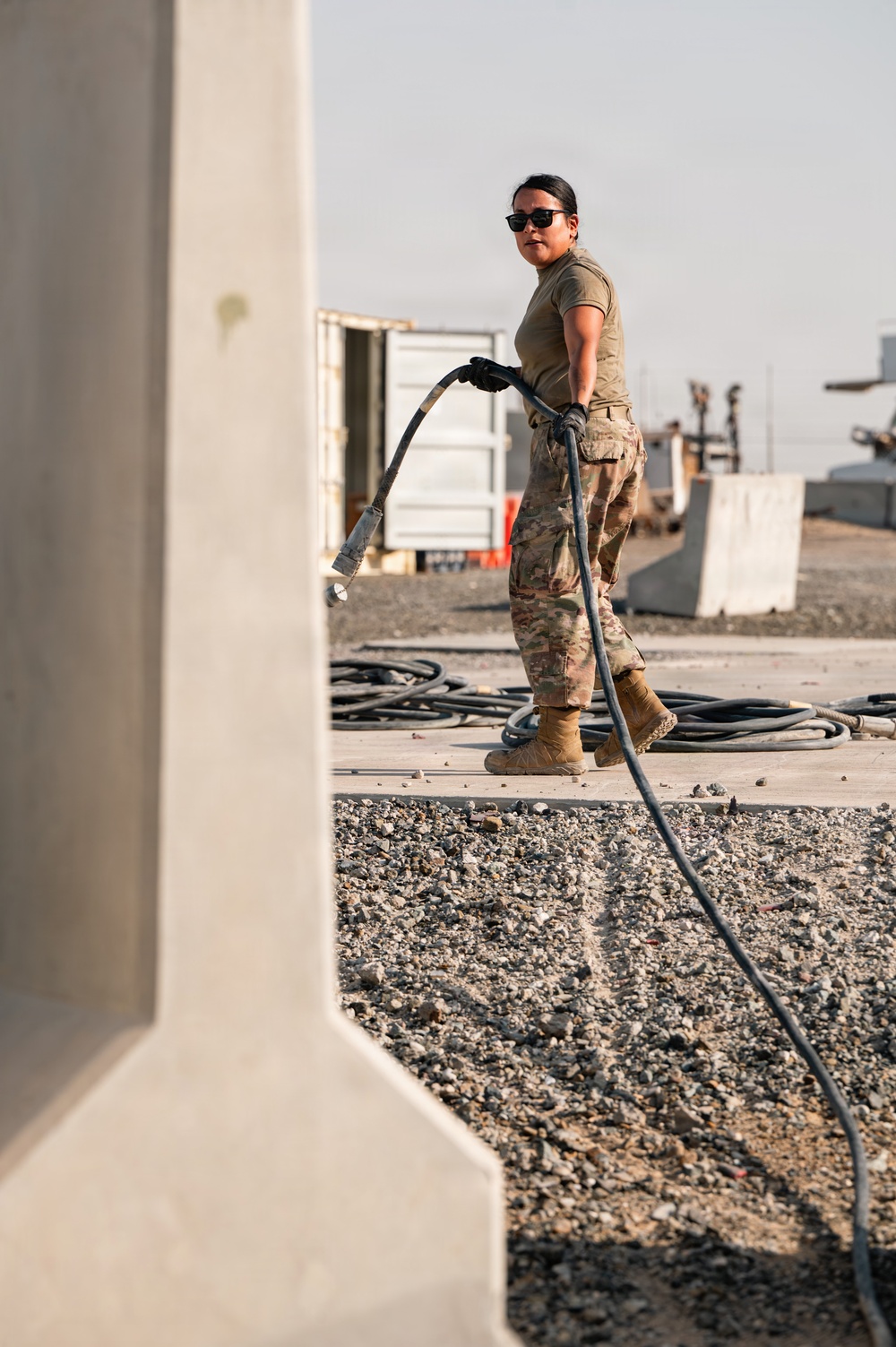 CE Airmen conduct site cleanup