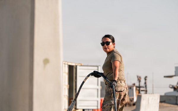 CE Airmen conduct site cleanup