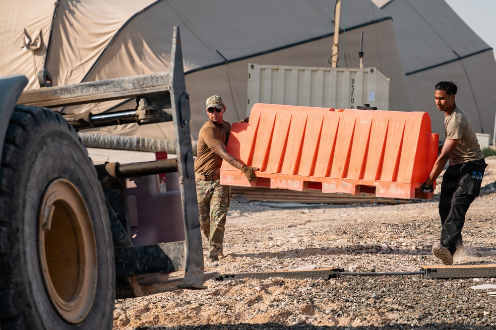 CE Airmen conduct site cleanup