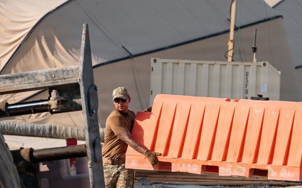 CE Airmen conduct site cleanup