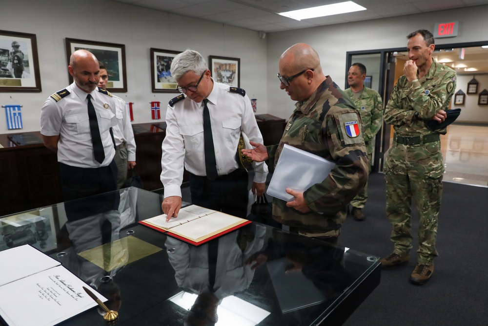 Rear Admiral Guillaume Pinget Visits United Nations Command