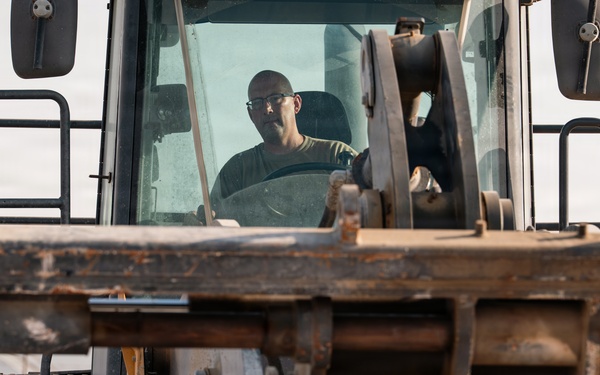 CE Airmen conduct site cleanup