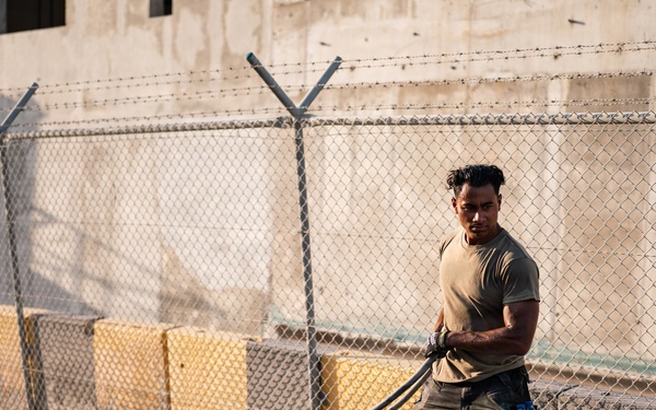CE Airmen conduct site cleanup