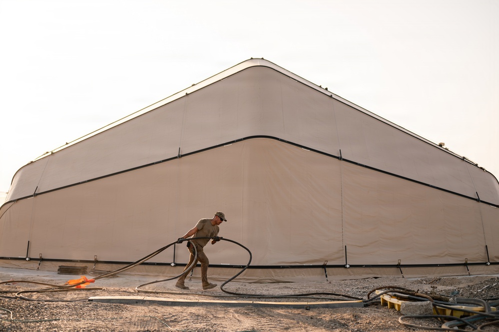 CE Airmen conduct site cleanup