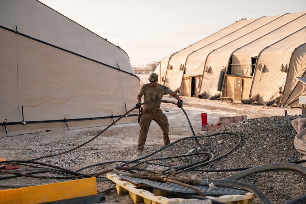 CE Airmen conduct site cleanup