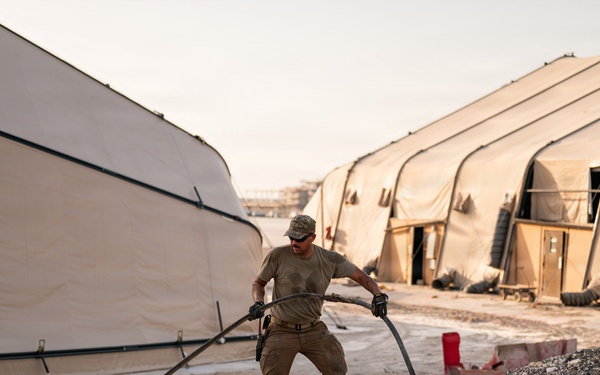 CE Airmen conduct site cleanup