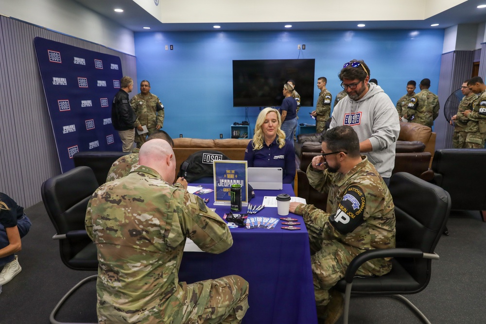 Jeopardy! crew visits Camp Bonifas as a part of the USO tour