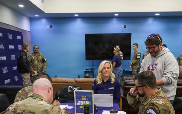 Jeopardy! crew visits Camp Bonifas as a part of the USO tour