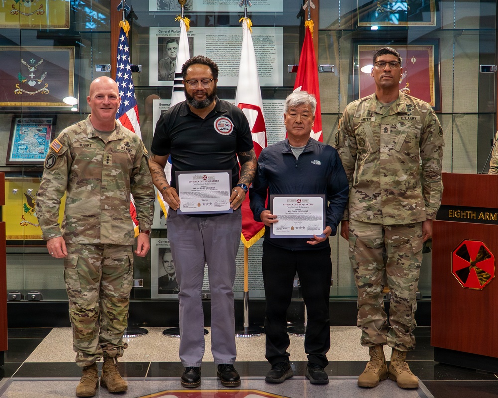 Eighth Army Civilian of the Quarter