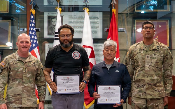 Eighth Army Civilian of the Quarter