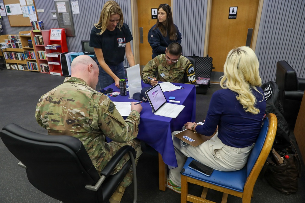 Jeopardy! crew visits Camp Bonifas as a part of the USO tour