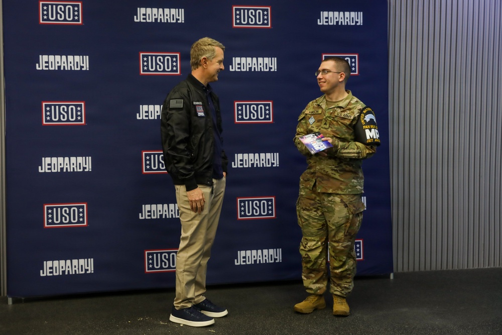 Jeopardy! crew visits Camp Bonifas as a part of the USO tour